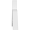 Ekena Millwork Archdale Architectural Grade PVC Gable Bracket, 48"W x 12"H x 2"D x 4"F, 6/12 Pitch GBP048X12X0204ARC00 - alternate 4